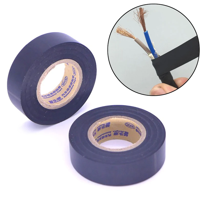 Black PVC Electrical Tapes Flame Retardent Insulation Adhesive Tape 18mmx25m DIY Electrical Tools
Black PVC Electrical Tapes Flame Retardent Insulation Adhesive Tape 18mmx25m DIY Electrical Tools