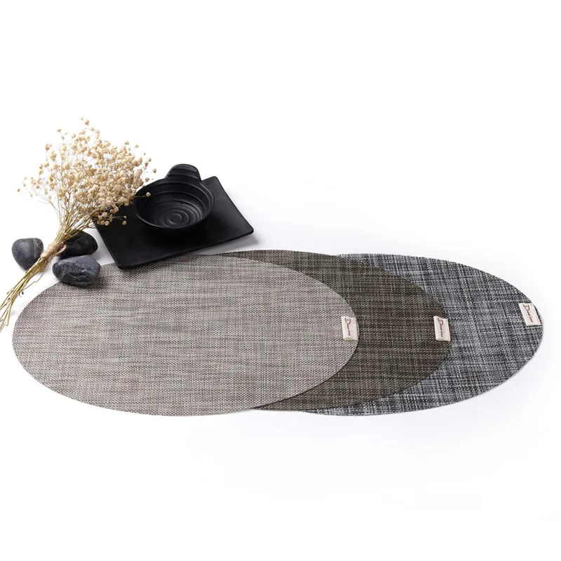 Japan Style PVC Simple Oval Tea Table Mat Striped Tablecloth Heat Insulation Placemat Dinnerware Kitchen Accessories
Japan Style PVC Simple Oval Tea Table Mat Striped Tablecloth Heat Insulation Placemat Dinnerware Kitchen Accessories