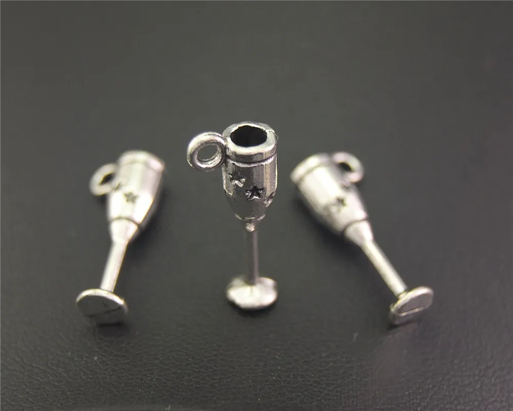 50pcs Antique Sliver Wine Glass Dringking Cup Charm Pendant DIY Necklace Bracelet Bangle Findings 20x9mm A2153
50pcs Antique Sliver Wine Glass Dringking Cup Charm Pendant DIY Necklace Bracelet Bangle Findings 20x9mm A2153