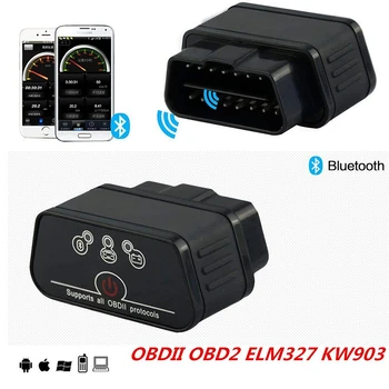 ELM327 OBD2 Scanner Bluetooth WIFI Compatible Android iOS Car Diagnostic Interface Tool Bluetooth Adapter Scanner
ELM327 OBD2 Scanner Bluetooth WIFI Compatible Android iOS Car Diagnostic Interface Tool Bluetooth Adapter Scanner