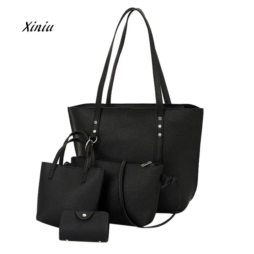 4Pcs Women Pattern Leather Shoulder Bag+Crossbody Bag+Handbag+Wallet High Quality Cheap 4 Sets Women Fashion Bag Coin Purse
4Pcs Women Pattern Leather Shoulder Bag+Crossbody Bag+Handbag+Wallet High Quality Cheap 4 Sets Women Fashion Bag Coin Purse