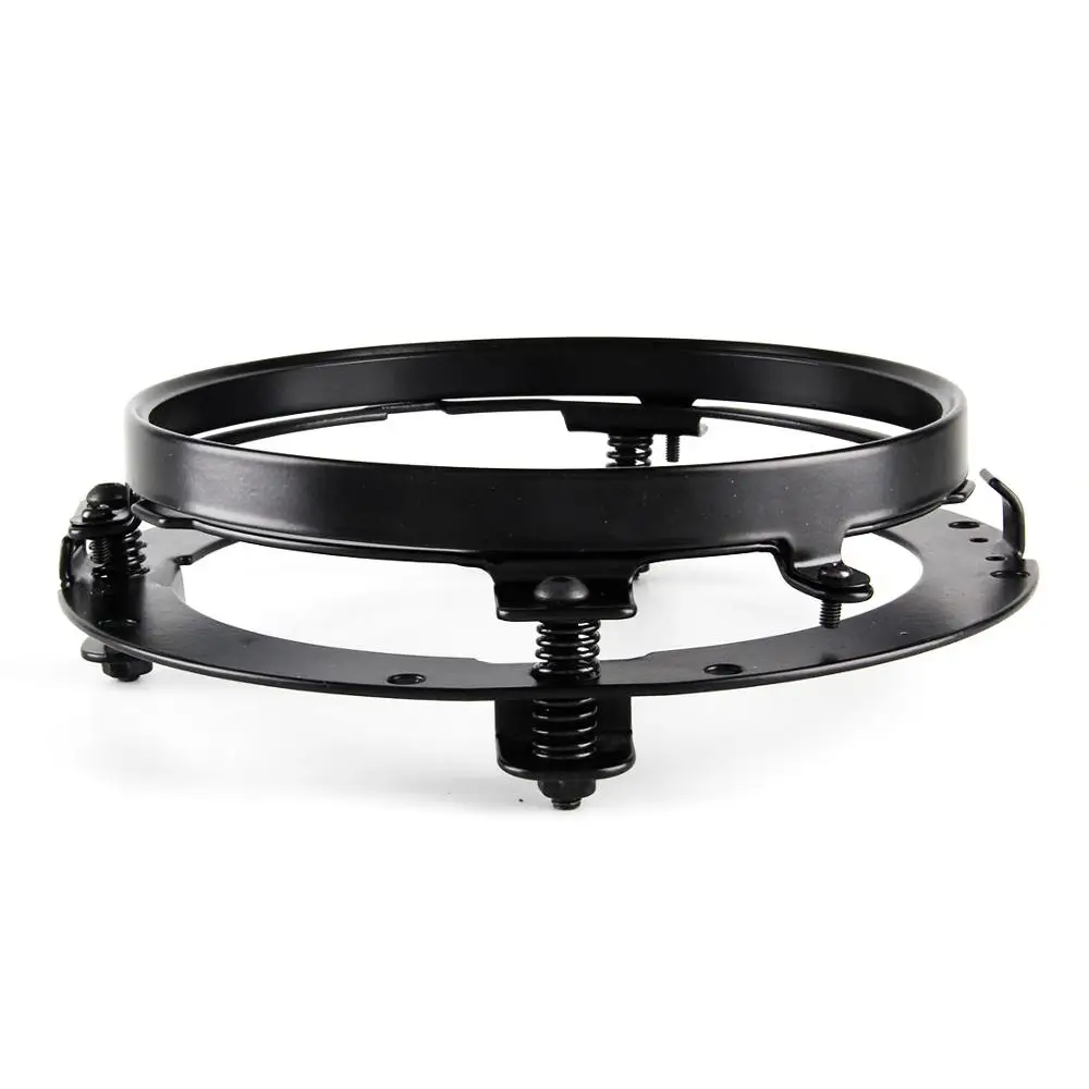 Black 7" Inch Motorcycle LED Headlight Adapter Mounting Ring Bracket Head Lamp Daymaker Round Moto Light Holder For Harley
Black 7" Inch Motorcycle LED Headlight Adapter Mounting Ring Bracket Head Lamp Daymaker Round Moto Light Holder For Harley