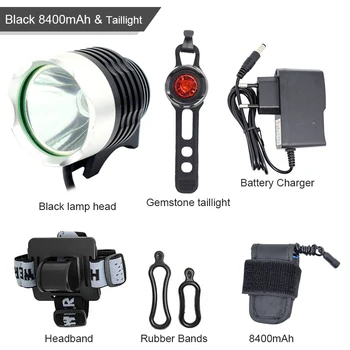 Waterproof XM-L T6 led Bike Lights 2000 lumen Bicycle Light Head lamp cycling accessories flashlight for bike+battery pack
Waterproof XM-L T6 led Bike Lights 2000 lumen Bicycle Light Head lamp cycling accessories flashlight for bike+battery pack