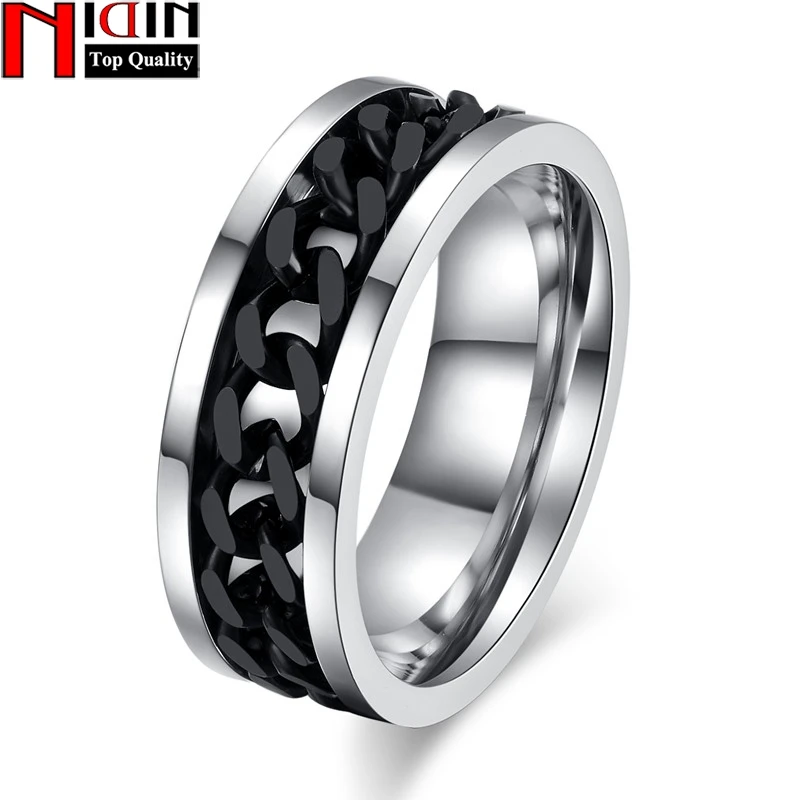 NIDIN Men's Ring Finger Ring for Men Zincon Rings Blank & Blue Carbon Fiber Titanium Stainless Steel male rings Black
NIDIN Men's Ring Finger Ring for Men Zincon Rings Blank & Blue Carbon Fiber Titanium Stainless Steel male rings Black