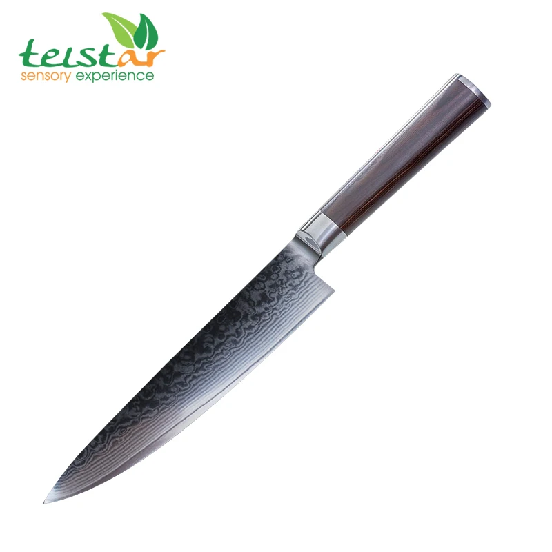 Professional 8" Damascus Steel Chef Knife Japanese VG10 Core Blade Razor Sharp Kitchen Knives Pakkwood Handle Meat Slicer
Professional 8" Damascus Steel Chef Knife Japanese VG10 Core Blade Razor Sharp Kitchen Knives Pakkwood Handle Meat Slicer