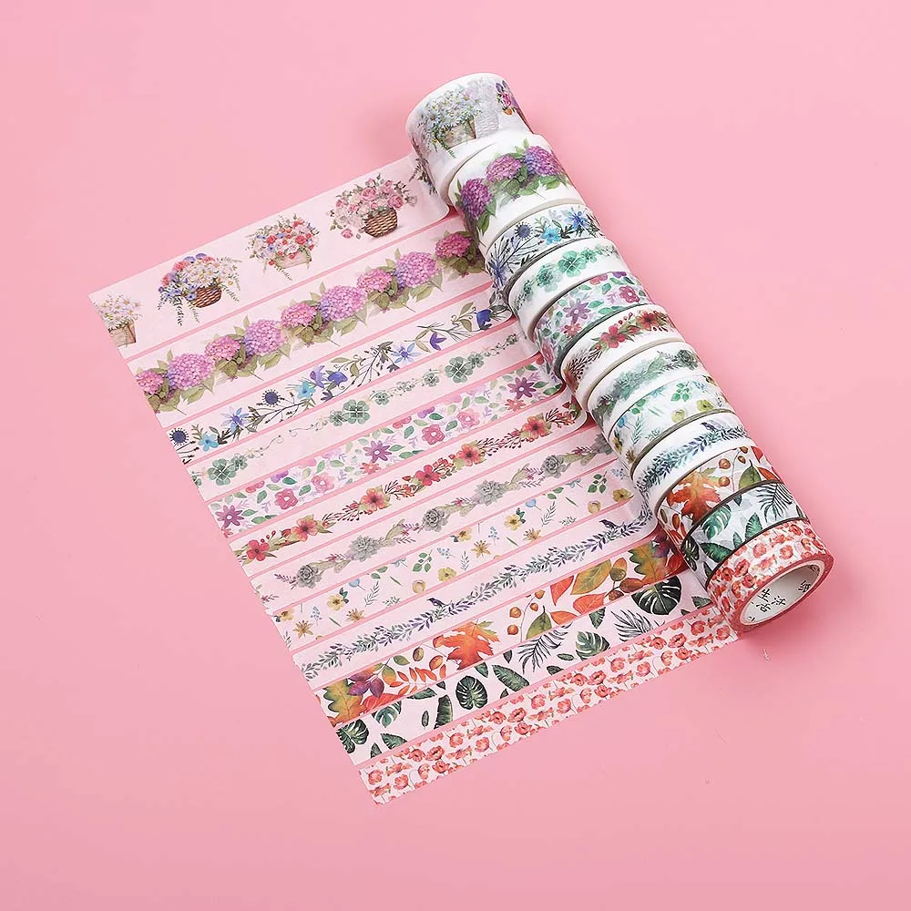 1PC Beautiful Flowers Green Plants Washi Tape Adhesive Tape DIY Scrapbooking Masking Tape
1PC Beautiful Flowers Green Plants Washi Tape Adhesive Tape DIY Scrapbooking Masking Tape