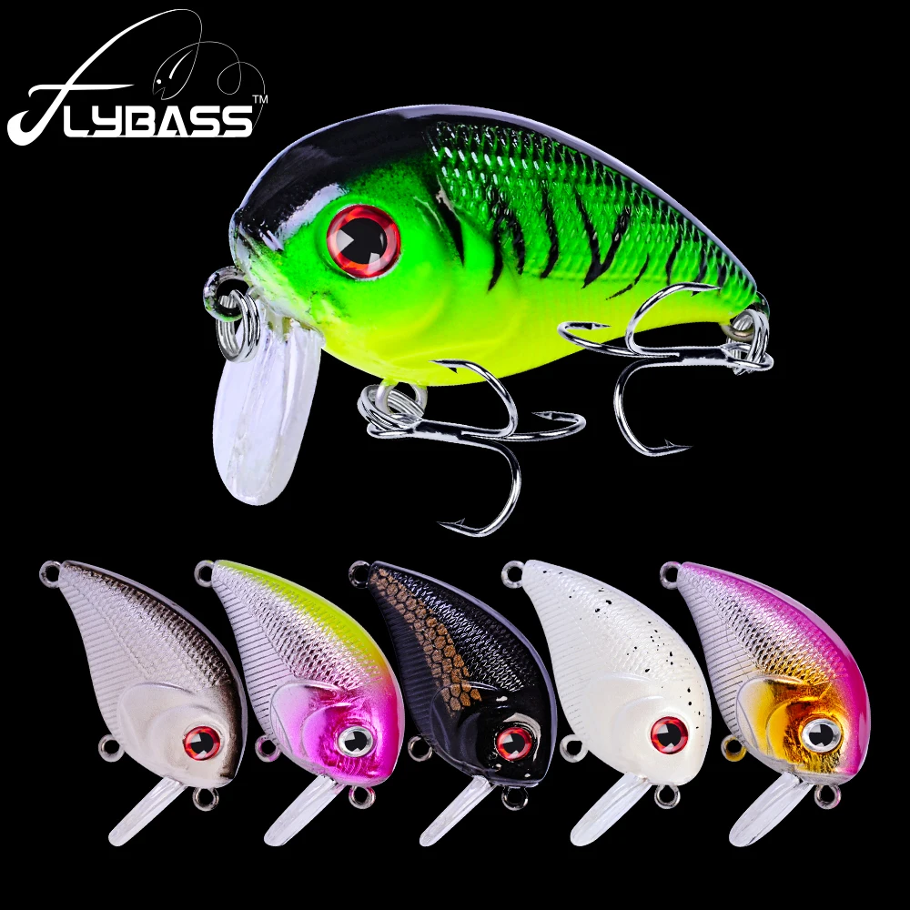 8PC Top Quality Crankbait Lures 7.2g-0.25oz fishing lures 4.5cm-1.77" With 8# Hook Fishing bait 8 colors Fishing FLYBASS Tackle
8PC Top Quality Crankbait Lures 7.2g-0.25oz fishing lures 4.5cm-1.77" With 8# Hook Fishing bait 8 colors Fishing FLYBASS Tackle