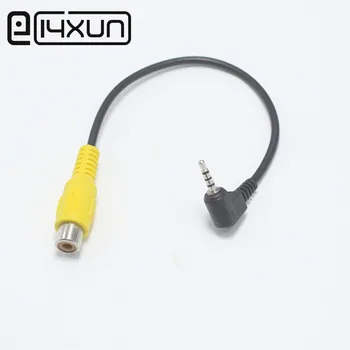 

EClyxun 1pcs 2.5mm 4Pole Male Plug to RCA Female jack with 16m Cable for GPS Navigator 2.5 Video Input Reversing AV Cable