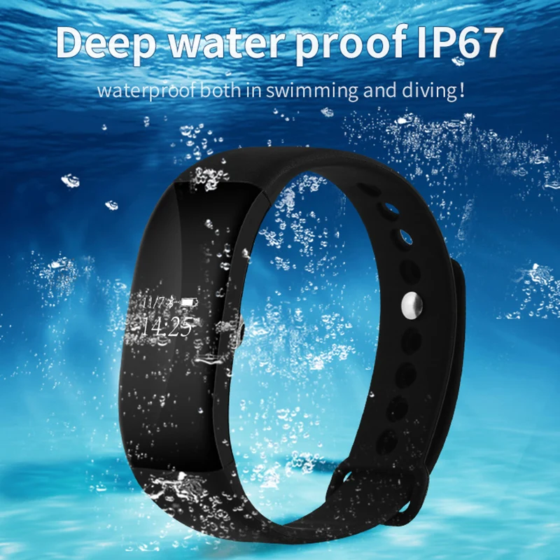 IP67 Sport Gym Step Counter Heart Rate Monitor Health Wrist Watch V66 Waterproof Fitness Tracker Pedometer For Android IOS
IP67 Sport Gym Step Counter Heart Rate Monitor Health Wrist Watch V66 Waterproof Fitness Tracker Pedometer For Android IOS