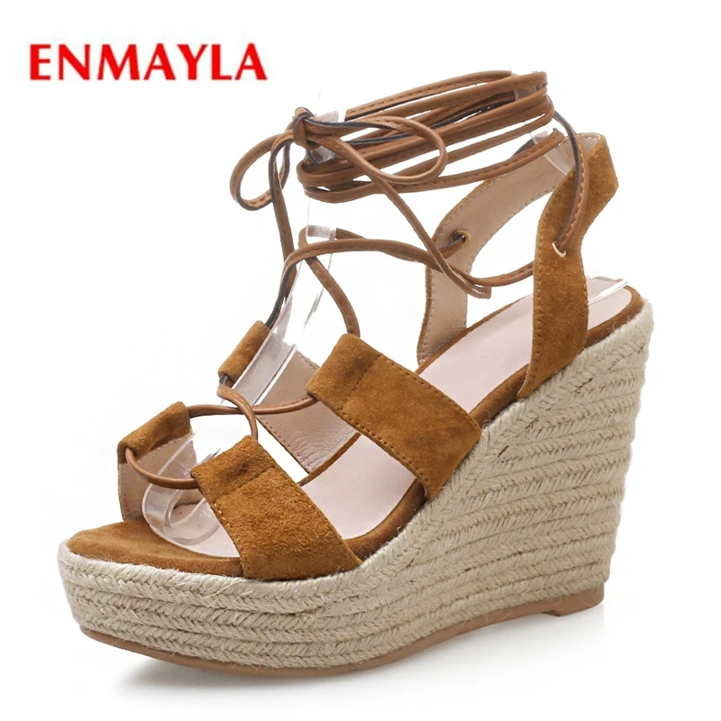 ENMAYER Casual Woman Heels 2018 WedgeBooties Zapatos De Mujer Women Sandals Sandalias De Verano Para Mujer Size 34-39 ZYL1955
ENMAYER Casual Woman Heels 2018 WedgeBooties Zapatos De Mujer Women Sandals Sandalias De Verano Para Mujer Size 34-39 ZYL1955