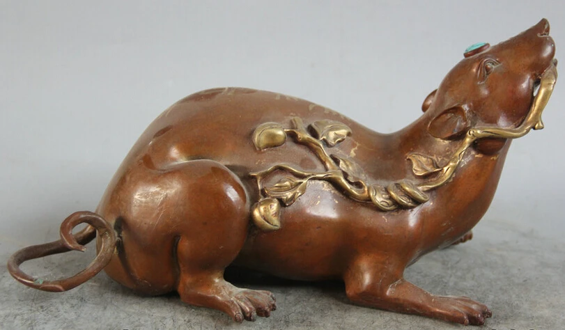 song voge gem S2021 12" China Purple Bronze gild Wealth Mice Rat Zodiac Year Mouse Statue sculpture
song voge gem S2021 12" China Purple Bronze gild Wealth Mice Rat Zodiac Year Mouse Statue sculpture