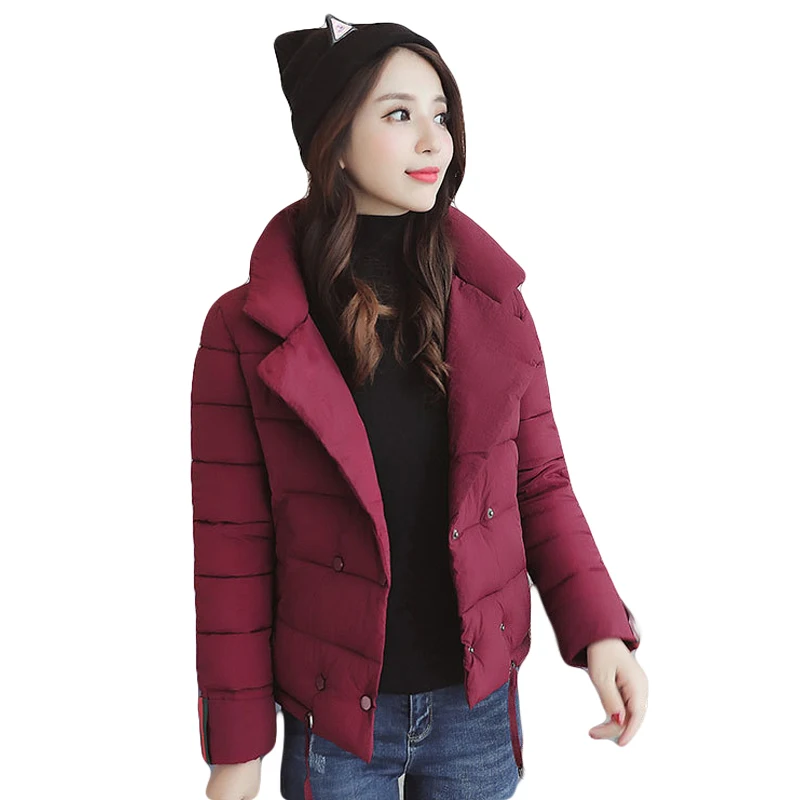 Short Style Women Winter Cotton Quilted Jacket 2019 New Padded Slim Warm Parkas Female Suit Collar Coat Autumn Outwear CM1391
Short Style Women Winter Cotton Quilted Jacket 2019 New Padded Slim Warm Parkas Female Suit Collar Coat Autumn Outwear CM1391