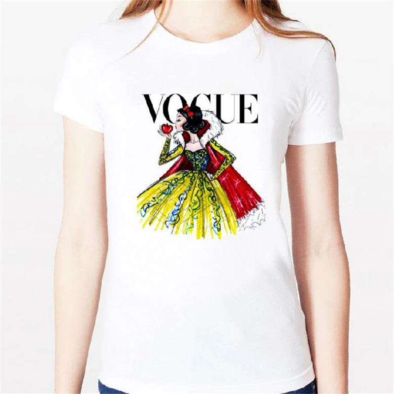 new tattoo vogue princess snow white Print Women Tshirt Cotton Casual Shirt White Top tee Women Kawaii cute T shirt
new tattoo vogue princess snow white Print Women Tshirt Cotton Casual Shirt White Top tee Women Kawaii cute T shirt