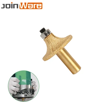 Vacuum Brazed Diamond Router Radius 15MM Abrasive Tool For Stone Slab Edge Profile Router Bullnose Cutter 1/2" Shank Rotary Tool
Vacuum Brazed Diamond Router Radius 15MM Abrasive Tool For Stone Slab Edge Profile Router Bullnose Cutter 1/2" Shank Rotary Tool