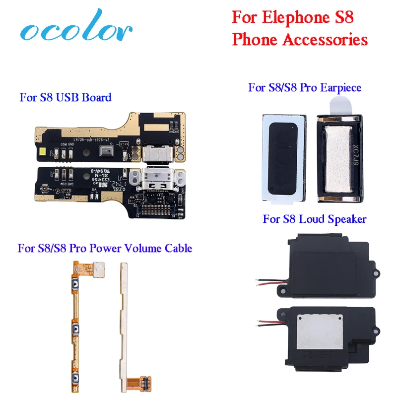 Ocolor для Elephone S8 USB разъем плата зарядки громкий динамик Новый зуммер звонка Pro