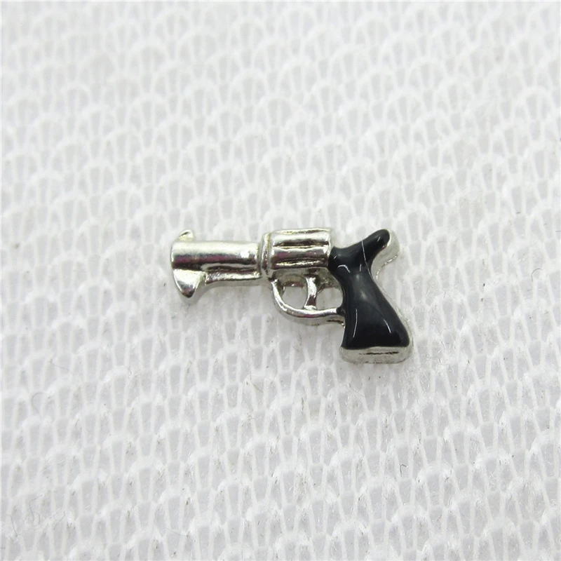 Hot selling 20pcs/lot Black Gun Floating Charms Living Glass Memory Lockets DIY Jewelry pendants Charms
Hot selling 20pcs/lot Black Gun Floating Charms Living Glass Memory Lockets DIY Jewelry pendants Charms