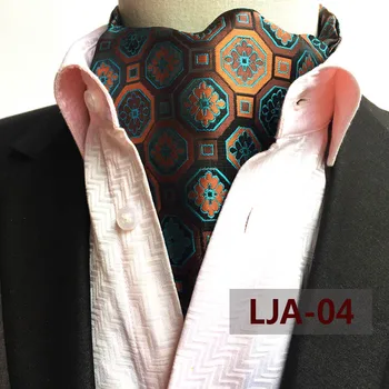 British Style Gentlemen Luxury Vintage Ascot Golden Blue Geometric Long Neckerchief for Man
British Style Gentlemen Luxury Vintage Ascot Golden Blue Geometric Long Neckerchief for Man