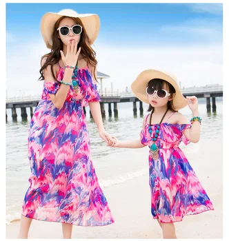 2019 Family fitted summer holiday beach casual beach dress mother daughter dresses thes family matching clothes
2019 Family fitted summer holiday beach casual beach dress mother daughter dresses thes family matching clothes