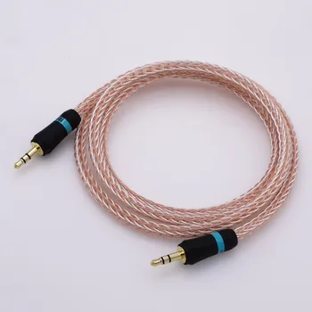 Aux audio cable Audio Adapter Cable 2Meter 16 Cores Hybrid 3.5mm Male to Male jack Car AMP DAC PHONE MP3
Aux audio cable Audio Adapter Cable 2Meter 16 Cores Hybrid 3.5mm Male to Male jack Car AMP DAC PHONE MP3