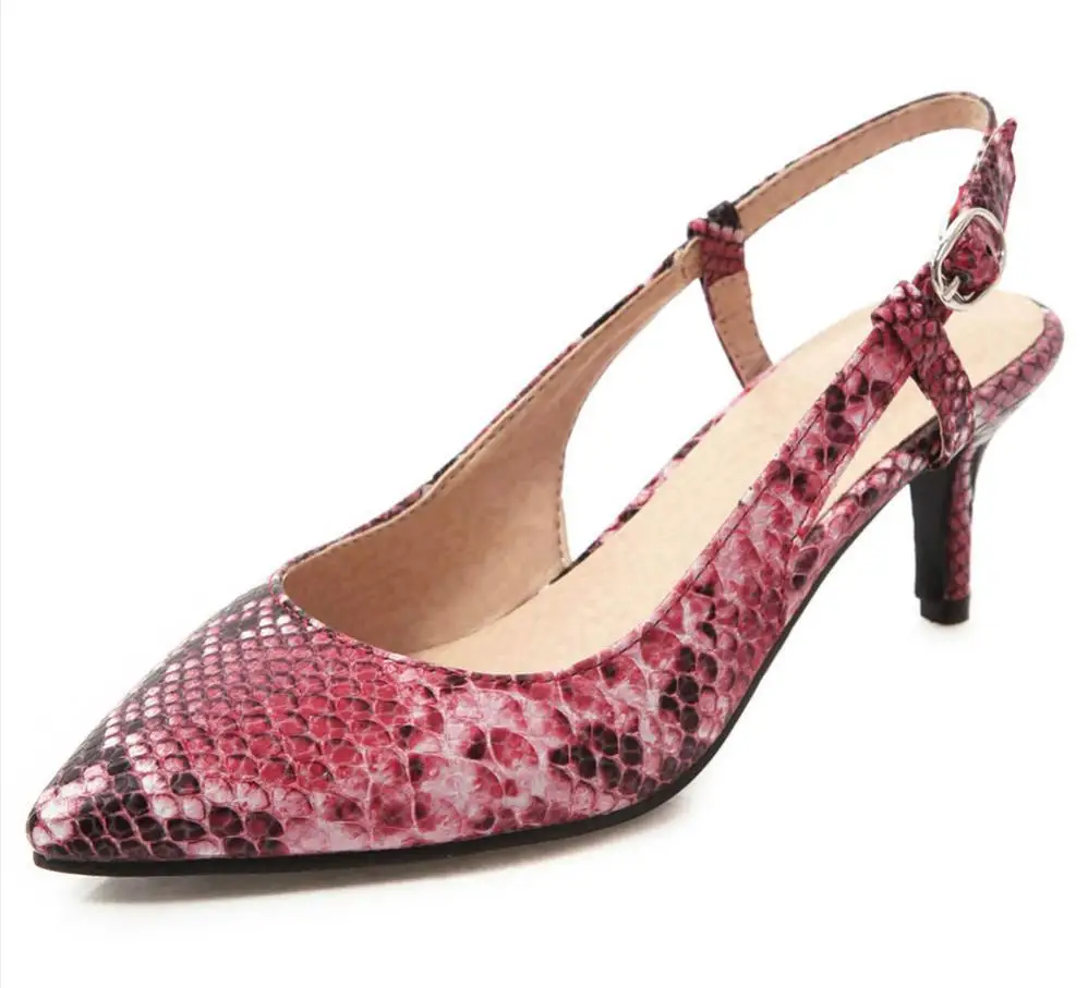 Snake-shaped pointed sandals female baotou with Europe and large size shoes 40-48 yards with slings
Snake-shaped pointed sandals female baotou with Europe and large size shoes 40-48 yards with slings