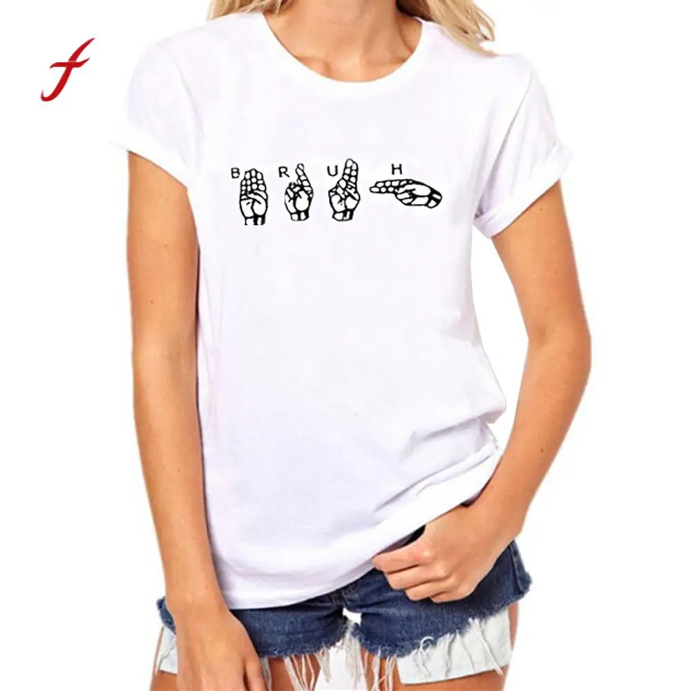 Feitong Summer women t-shirt plus size Print Tee Shirt Women Ladies Casual Top Shirt O-neck Loose T Shirt White /PY 
Feitong Summer women t-shirt plus size Print Tee Shirt Women Ladies Casual Top Shirt O-neck Loose T Shirt White /PY