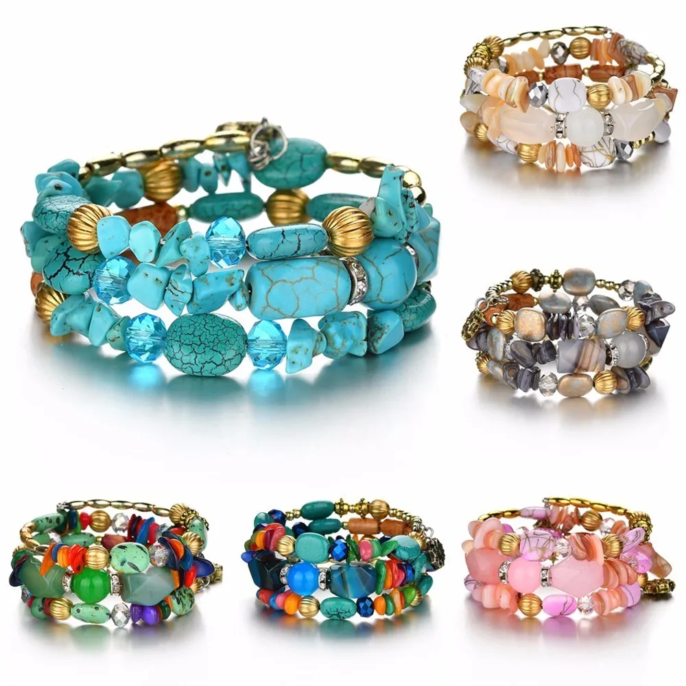 Lucky Stone Adjustable Bracelets&Bangles Vintage Charm Natural Beads Bracelet For Women Boho Tassel Handmade Strand Bracelets
Lucky Stone Adjustable Bracelets&Bangles Vintage Charm Natural Beads Bracelet For Women Boho Tassel Handmade Strand Bracelets