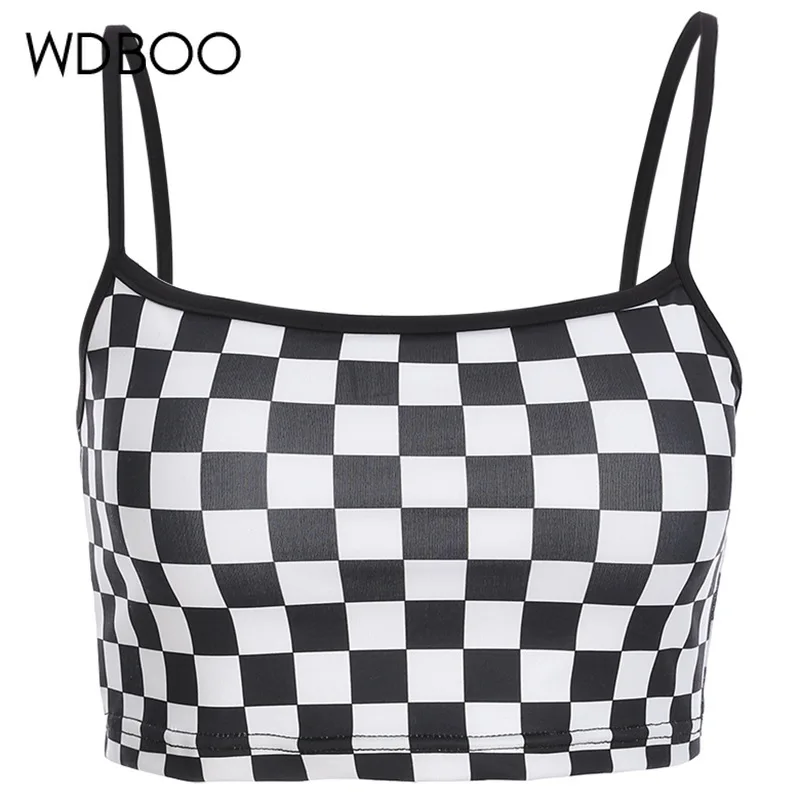 WDBOO Casual Fitness Black White Grid Cami Tops Women Checkerboard Bralette Crop Top Summer Workout Camisole Plaid Vest
WDBOO Casual Fitness Black White Grid Cami Tops Women Checkerboard Bralette Crop Top Summer Workout Camisole Plaid Vest