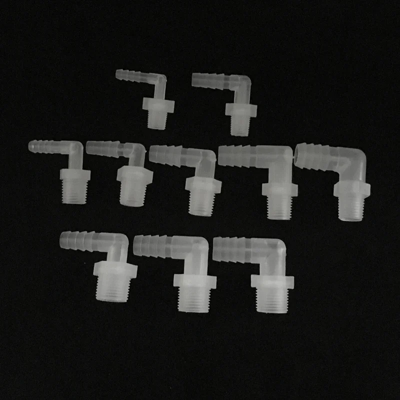 1Pcs 1/8" 1/4" 3/8" Thread Plastic Hose Elbow Connectors To 3.9mm-11.1mm For Aquarium Tank Air Pump Pipe
1Pcs 1/8" 1/4" 3/8" Thread Plastic Hose Elbow Connectors To 3.9mm-11.1mm For Aquarium Tank Air Pump Pipe