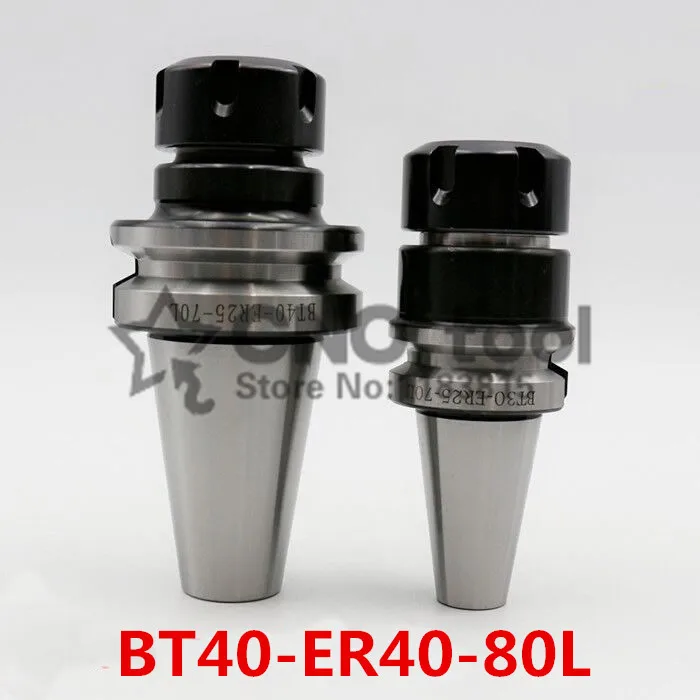 BT40-ER40-80L Spring ER Collet Chuck CNC Milling Toolholder Clamping End Mills Work on CNC Milling Machine
BT40-ER40-80L Spring ER Collet Chuck CNC Milling Toolholder Clamping End Mills Work on CNC Milling Machine