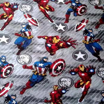 140cm Wide Comic The Avengers Cotton Fabric Captain America Five Stars Printing Fabric Sewing Patchwork DIY Children Clothing
140cm Wide Comic The Avengers Cotton Fabric Captain America Five Stars Printing Fabric Sewing Patchwork DIY Children Clothing
