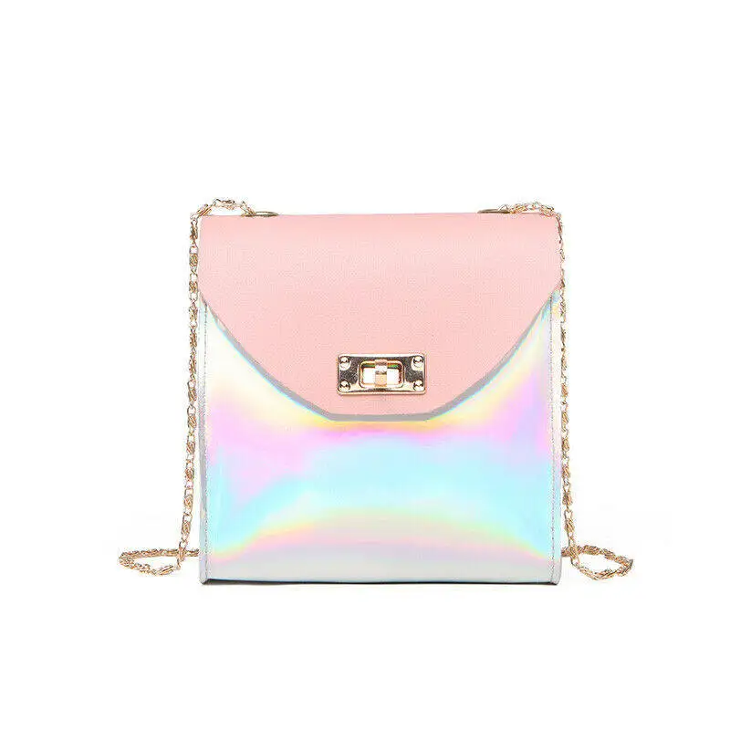 Women's Crossbody Messenger Bag Chain Laser Shoulder Bag Summer Small Square Holographic Bag
Women's Crossbody Messenger Bag Chain Laser Shoulder Bag Summer Small Square Holographic Bag