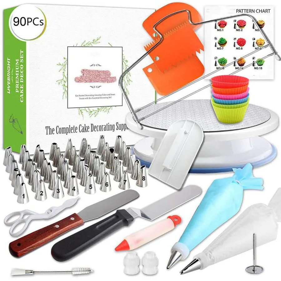 GZTZMY 90pcs Lot Pastry Bag Piping Bag Tips Icing Piping Nozzles Cake Decorating Tools Confeitaria Douille Patisserie Decoration
GZTZMY 90pcs Lot Pastry Bag Piping Bag Tips Icing Piping Nozzles Cake Decorating Tools Confeitaria Douille Patisserie Decoration