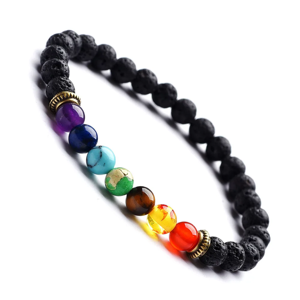 Volcanic Stone Healing Energy Yoga Bracelet Natural Amethysts Red Agates Bracelet for women
Volcanic Stone Healing Energy Yoga Bracelet Natural Amethysts Red Agates Bracelet for women