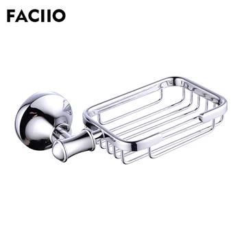 FACIIO Wall-mounted Soap Holder Bathroom Europe Style Silver Soap Dish Copper Bathroom Hardware Single Soap Dishes 5356
FACIIO Wall-mounted Soap Holder Bathroom Europe Style Silver Soap Dish Copper Bathroom Hardware Single Soap Dishes 5356