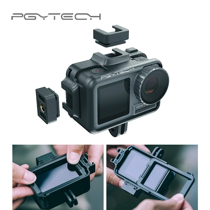 PGYTECH DJI OSMO ACTION Metal Rabbit Cage Protective Shell Case for OSMO Action professional Sports Camera Accessories
PGYTECH DJI OSMO ACTION Metal Rabbit Cage Protective Shell Case for OSMO Action professional Sports Camera Accessories