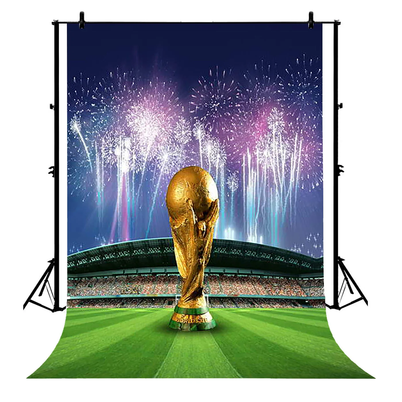 5x7ft Football Soccor Sports Field Party Fireworks Polyester Photo Background Portrait Backdrop
5x7ft Football Soccor Sports Field Party Fireworks Polyester Photo Background Portrait Backdrop