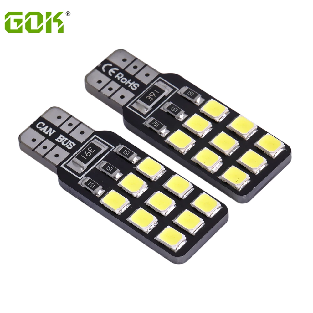 Super Bright!! 10 X T10 W5W T10 led canbus 18smd led 2835 194 168 NO ERROR 12V Car Auto Bulbs Indicator Light Parking Lamp
Super Bright!! 10 X T10 W5W T10 led canbus 18smd led 2835 194 168 NO ERROR 12V Car Auto Bulbs Indicator Light Parking Lamp