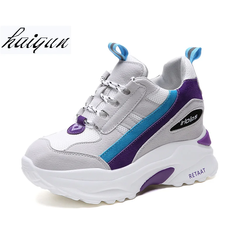 2019 Women Autumn Casual Platform Shoes Fashion High Heels Woman Wedges Sneakers Shoes 9 CM Heigh Increasing Outdoor White Shoes
2019 Women Autumn Casual Platform Shoes Fashion High Heels Woman Wedges Sneakers Shoes 9 CM Heigh Increasing Outdoor White Shoes