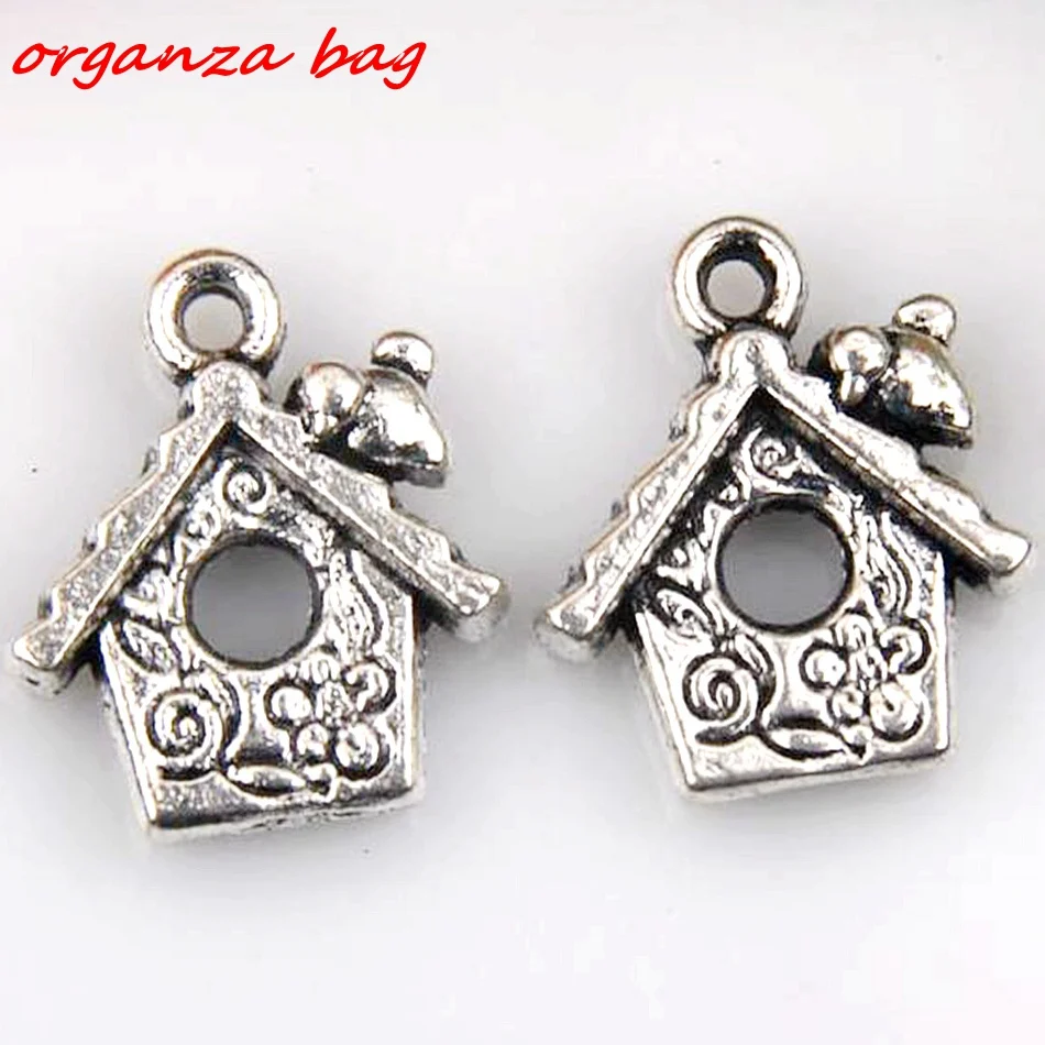 MIC 10pcs Antique Silver Single-sided House Charm pendants DIY Jewelry 17 x 15 mm za404
MIC 10pcs Antique Silver Single-sided House Charm pendants DIY Jewelry 17 x 15 mm za404