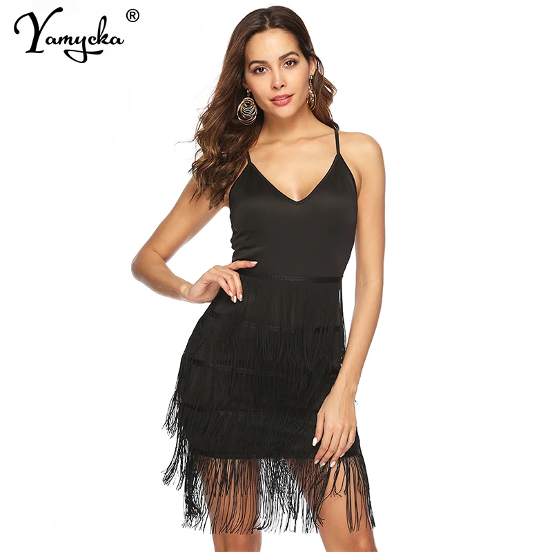 Sexy Black tassel Summer dress women bandage bodycon Backless beach Party dress elegant robe femme Night club dresses vestidos
Sexy Black tassel Summer dress women bandage bodycon Backless beach Party dress elegant robe femme Night club dresses vestidos