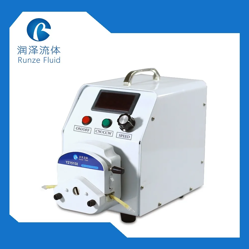 Flexible Tubing Lab Peristaltic Pump Variable Speed Oil Liquid Self-Priming Pumping
Flexible Tubing Lab Peristaltic Pump Variable Speed Oil Liquid Self-Priming Pumping