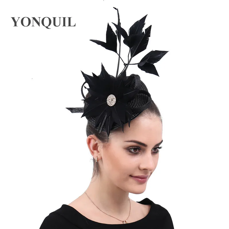 New hair headwear women party hat feather flower fascinator elegant ladies show race event headpiece hair clip or headband style
New hair headwear women party hat feather flower fascinator elegant ladies show race event headpiece hair clip or headband style