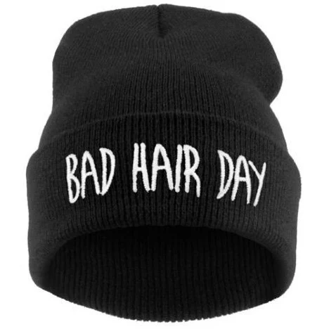 Fashion New Colors Autumn Winter Beanies Casual Women Hat Bad Hair Days Knitted Soft Elastic Skullies Beanie Hats For Women Men
Fashion New Colors Autumn Winter Beanies Casual Women Hat Bad Hair Days Knitted Soft Elastic Skullies Beanie Hats For Women Men