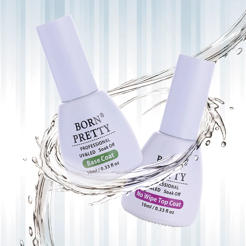 BORN PRETTY 10ml Base Coat Top Coat Gel Polish Set No Wipe Soak Off for UV LED Nail Art Gel Polish
BORN PRETTY 10ml Base Coat Top Coat Gel Polish Set No Wipe Soak Off for UV LED Nail Art Gel Polish