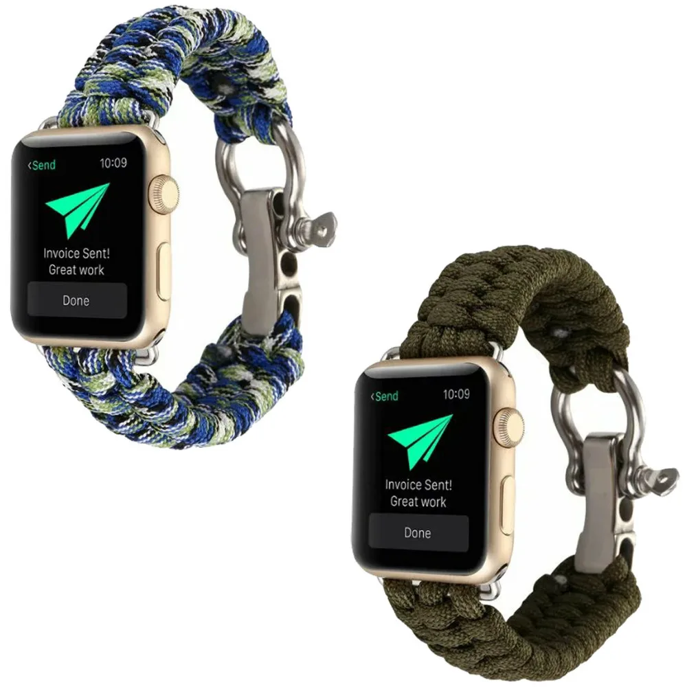 EIMO Woven Nylon Strap for Apple Watch Band 4 42mm 38mm iwatch series 4 3 2 1 Wrist bracelet Straps Watchband Accessories
EIMO Woven Nylon Strap for Apple Watch Band 4 42mm 38mm iwatch series 4 3 2 1 Wrist bracelet Straps Watchband Accessories