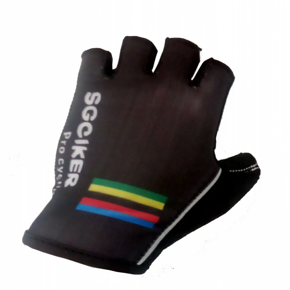 SGCIKER pro Cycling Glove black champion rainbow Sports Half Finger Anti Slip Gel Pad Microfiber Elastic MTB aero Bicycle glove
SGCIKER pro Cycling Glove black champion rainbow Sports Half Finger Anti Slip Gel Pad Microfiber Elastic MTB aero Bicycle glove