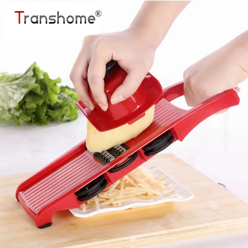 Transhome Vegetable/Potato Slicer Cutter Mandoline Slicer Vegetable Cutter With 5 Style Fries Shredder Kitchen Accessories 2019
Transhome Vegetable/Potato Slicer Cutter Mandoline Slicer Vegetable Cutter With 5 Style Fries Shredder Kitchen Accessories 2019