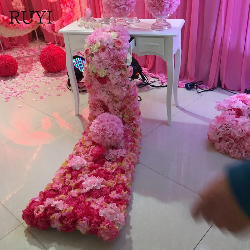 High quality Artificail Flower Wall Stage Backdrop Decorative Fake Flowers Table Centerpiece / Wedding / Festive Supplies Decor
High quality Artificail Flower Wall Stage Backdrop Decorative Fake Flowers Table Centerpiece / Wedding / Festive Supplies Decor