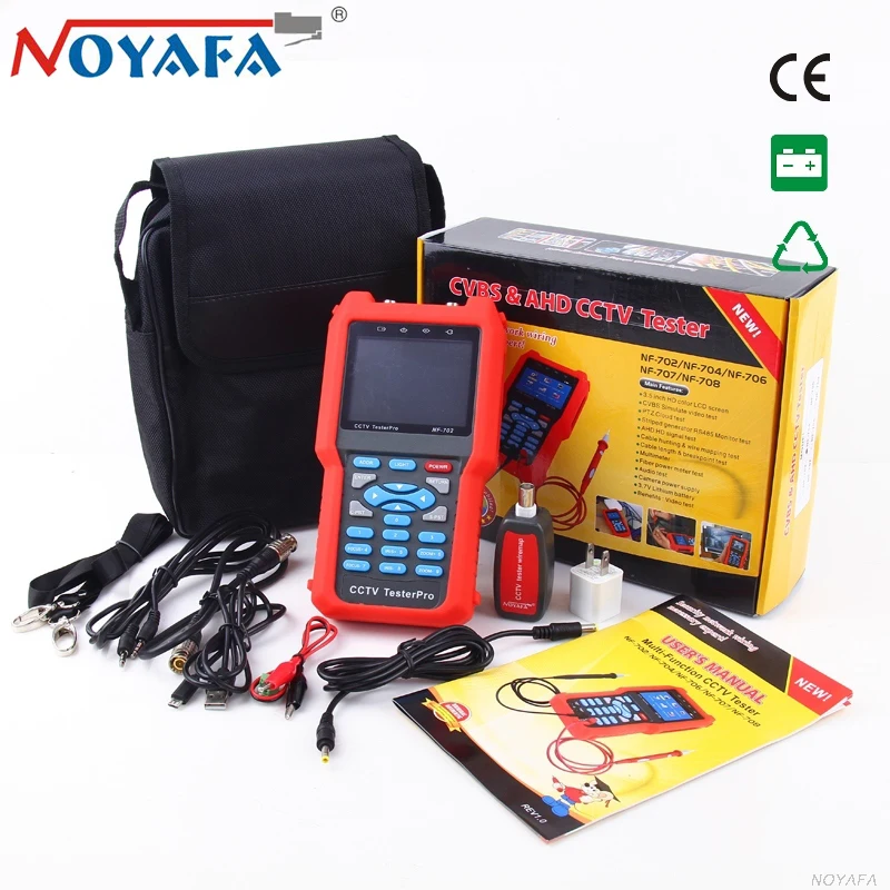 NOYAFA NF-702 Lan Kit Telephone Wire Tracker Diagnose Tone Finder Network Cable Tester Instruments Tools Rede Original Package
NOYAFA NF-702 Lan Kit Telephone Wire Tracker Diagnose Tone Finder Network Cable Tester Instruments Tools Rede Original Package