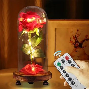 Remote Control LED Beauty Rose and Beast Battery Powered String Light Lamp Romantic Valentine's Day Birthday Gift
Remote Control LED Beauty Rose and Beast Battery Powered String Light Lamp Romantic Valentine's Day Birthday Gift